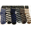 Fuzzy Socks w/Stripes